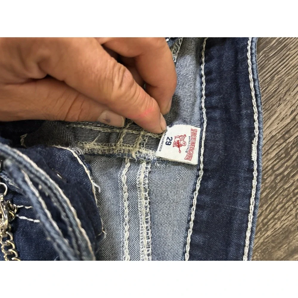 True Religion Halle Skinny Jeans Womens Sz 29 Blue